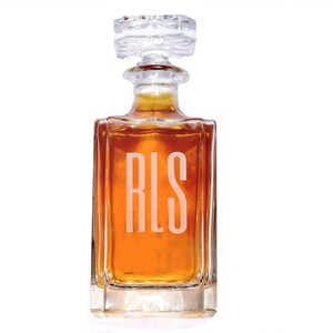 Decantador de whisky personalizado: decantador de whisky escocés grabado, decantador de vidrio personalizado, decantador de licor, soporte para whisky, decantador de bourbon con monograma