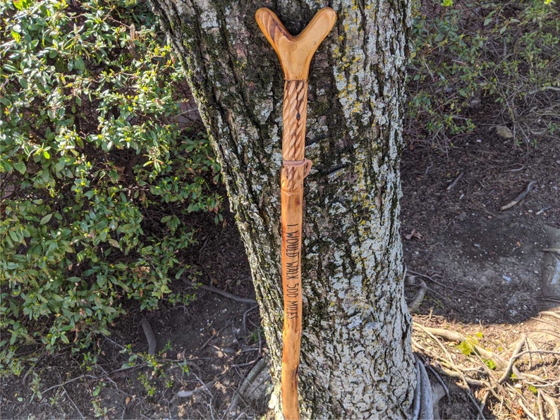 Personalized Hiking Stick Walking Stick Carved Walking Etsy