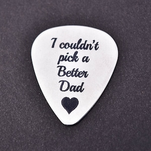 Personalized Guitar Pick, Stainless Steel Pick Custom Guitar Pick, Metal Pick, Design Your Own Guitar Pick, Engraved Plectrums, Usable Pick