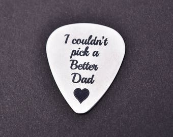 Personalized Guitar Pick, Stainless Steel Pick Custom Guitar Pick, Metal Pick, Design Your Own Guitar Pick, Engraved Plectrums, Usable Pick