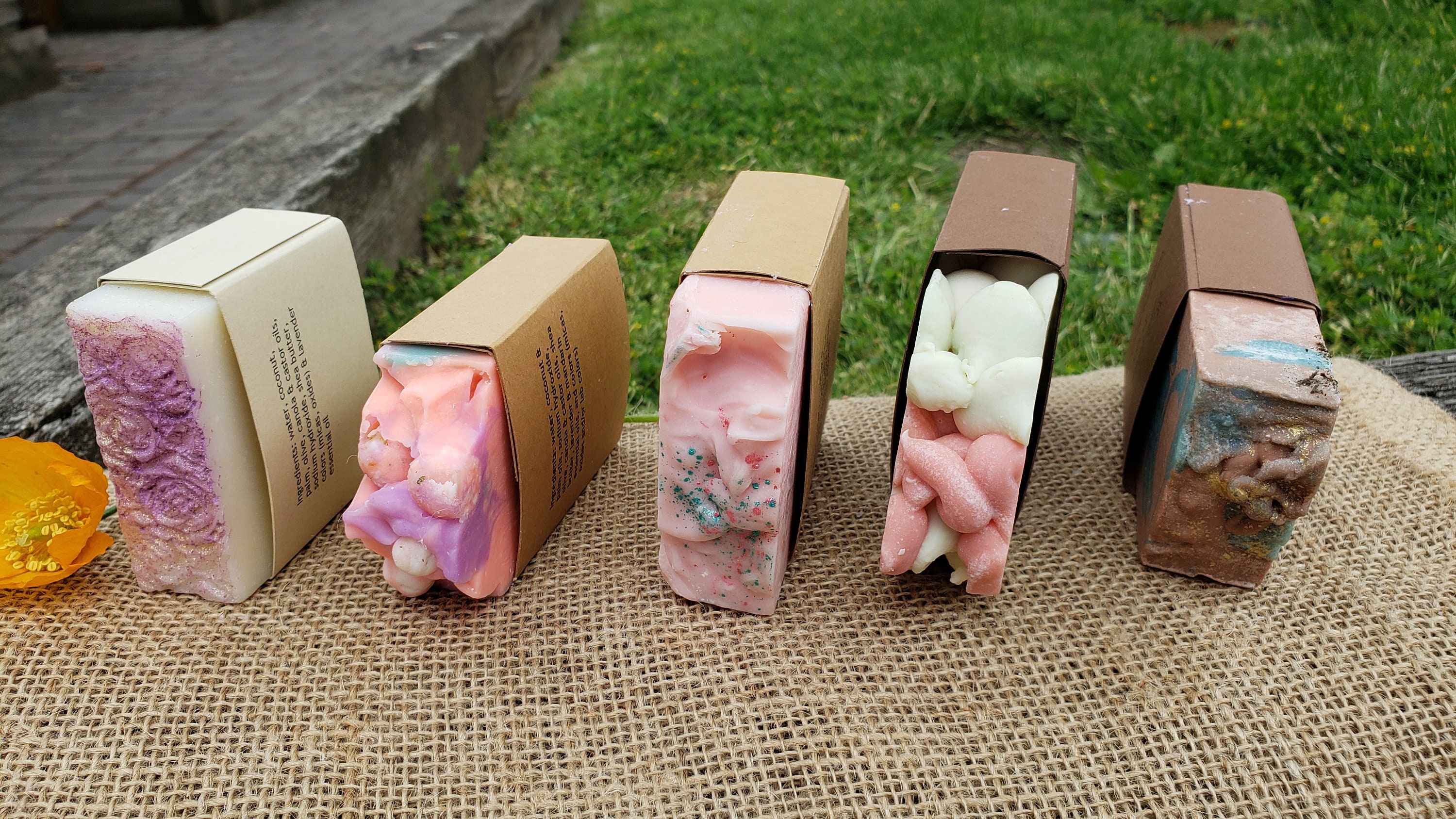 FREE SHIPPING 3pk Handcrafted Artisanal Soaps Etsy