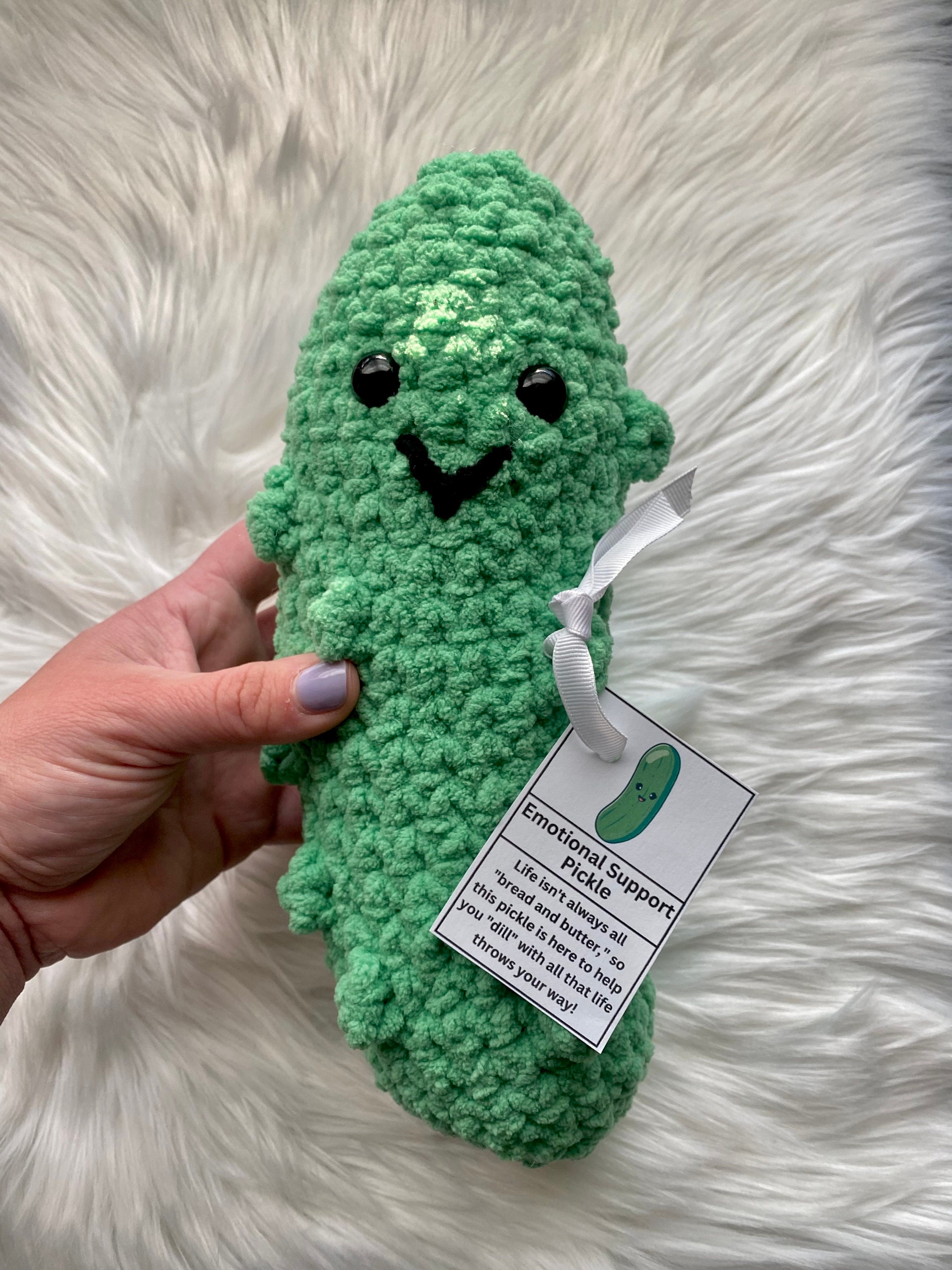 Webekittys make for Emotional Support pickle - No Sew Pattern