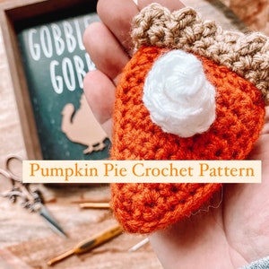Crochet Pumpkin Pie Slice Pattern