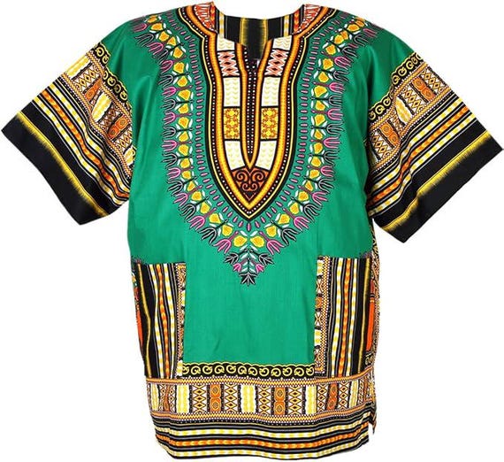 T-shirt africain Dashiki imprimé à manches courtes Ankara