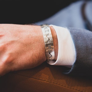 Mens Southwest Cuff Bracelet, Sterling Silver Stacking Bracelet, Southwest Jewelry, Southwest Adjustable Cuff Bracelet