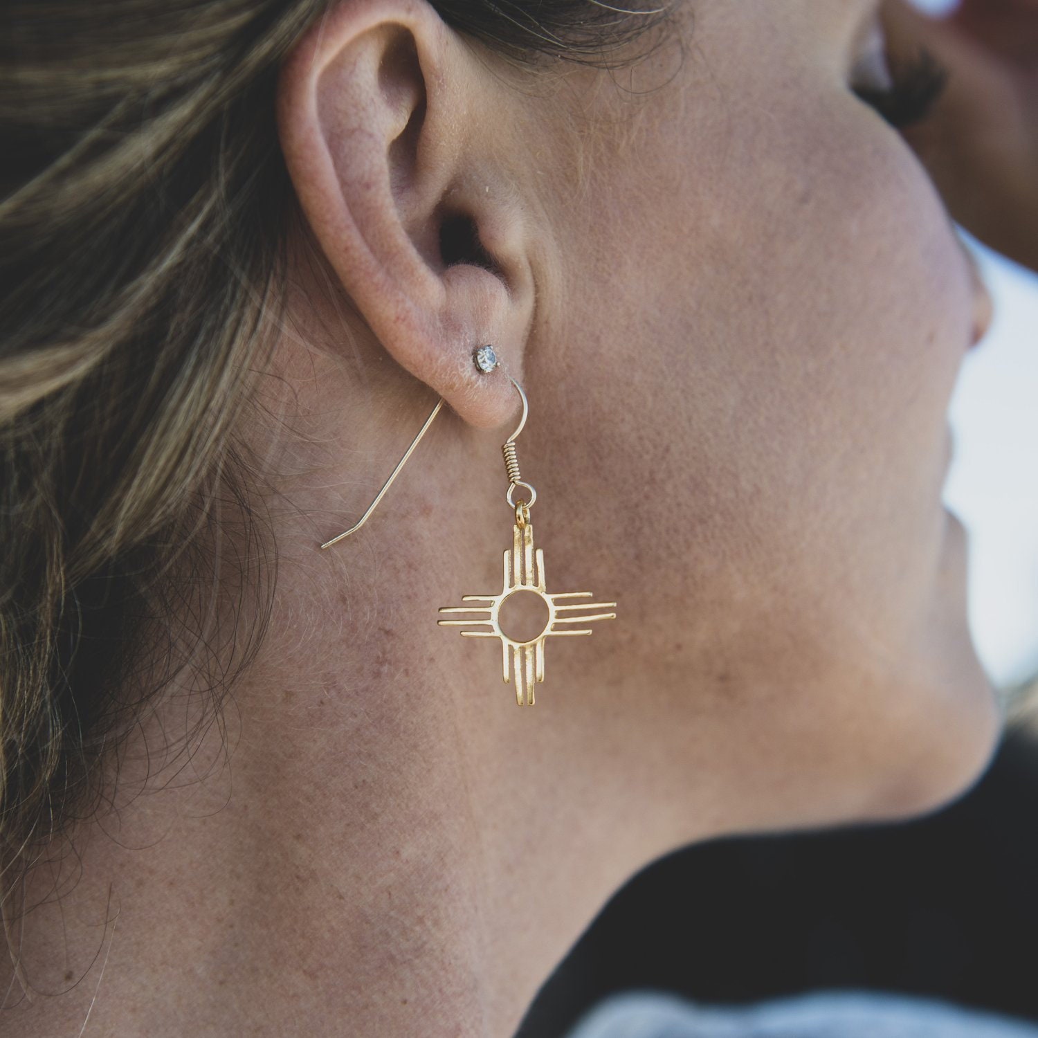 LV Hoop Inspired Earrings Large – Ziah Jewels