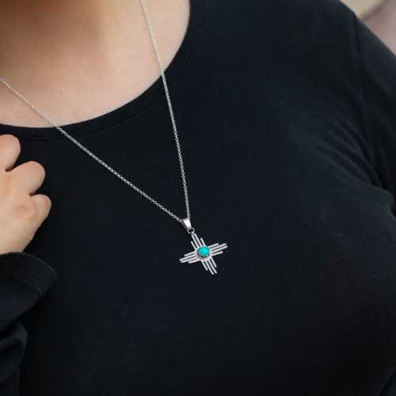 Enchantment: Turquoise Sun Necklace