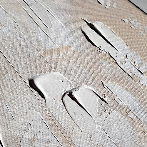 Small painting abstract contemporary shops painting vertical canvas stretched on frame, relief, texture