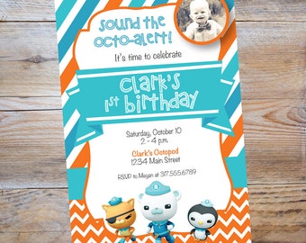 Octonauts Birthday Party Invitation