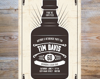 Bourbon Party Invitation