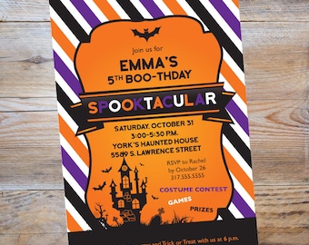 Halloween Birthday Party Invitation