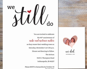 Anniversary Party Invitation