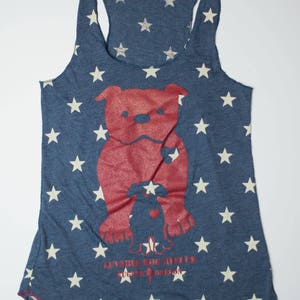 Luvable Dog Rescue Women&#39;s Stars Racerbank Tank Top