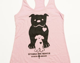 Débardeur Luvable Dog Rescue Ladies Lilas