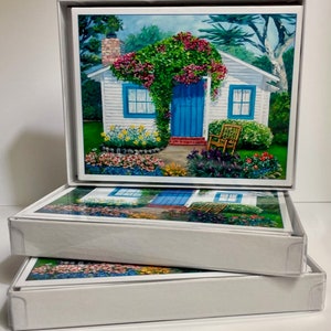 Carmel-notitiekaarten, boxset van 8 met enveloppen, Point Lobos, Pebble Beach, Lone Cypress, Carmel Mission, Mission Ranch, Carmel Valley