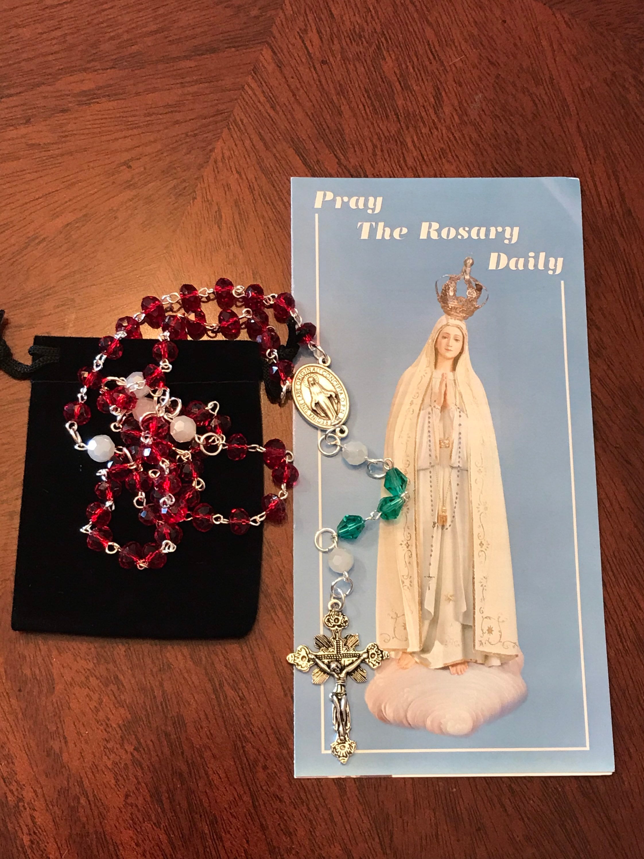Colors of the Italian Flag Rosary - Etsy