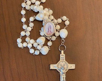 Large Mother of Pearl Rosary