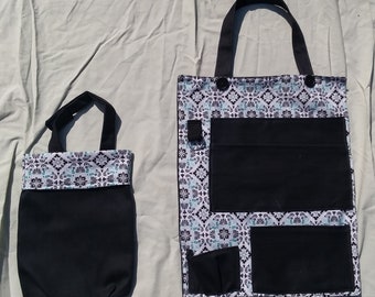 Car hanging organizer and trash bag set