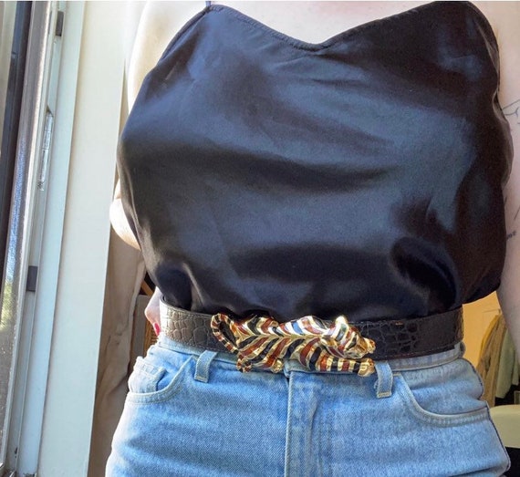 Vintage 80s Panther Belt