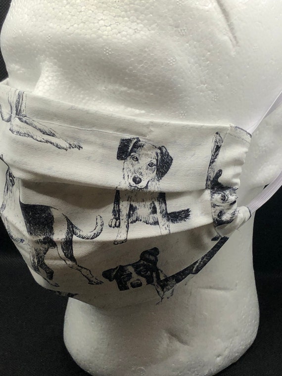 Face Mask / DOGS / Adult / Labs / Dog Breeds / Animals / Etsy