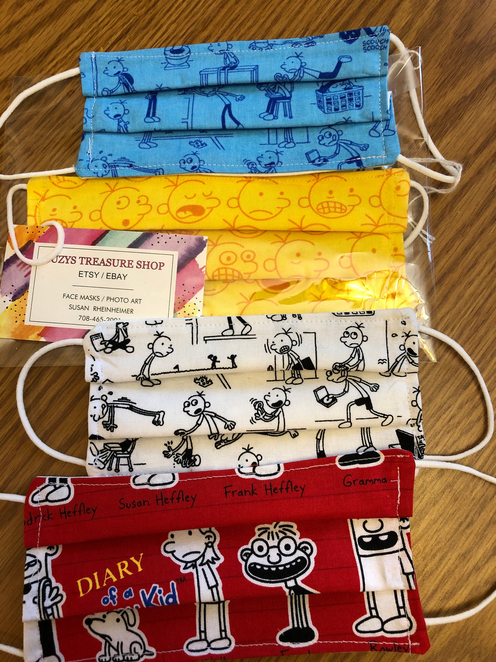 Face Mask / Diary of a WIMPY KID / Child / Toddler / | Etsy