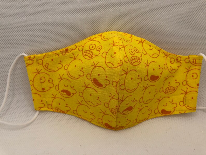 Face Mask / Diary of a WIMPY Kid / Teen / Fitted / Sure Fit | Etsy