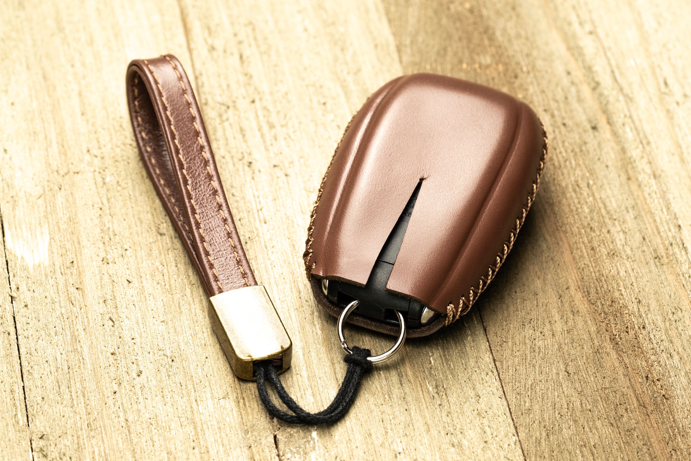 Key Fob Hardware Genuine Leather Key Fob Cover For Subaru (2014