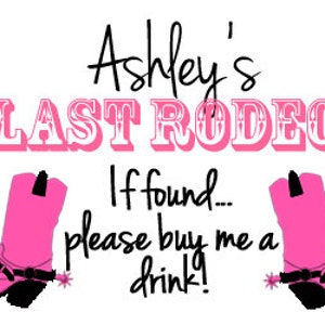 Last Rodeo - Bachelorette Party Temporary Tattoo