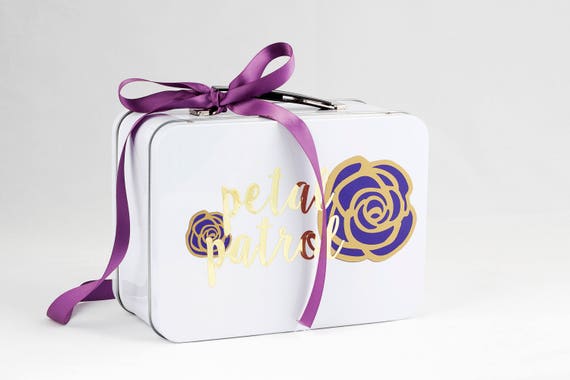 Download Petal Patrol Box Flower Girl Gift Purple Flowers Comes Etsy