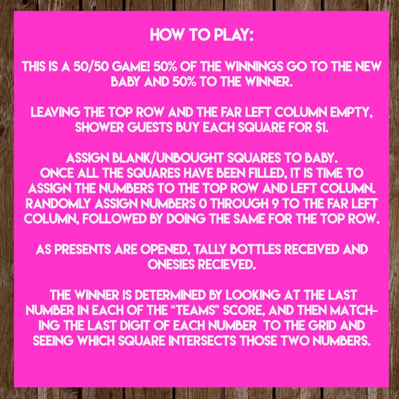 INSTANT DOWNLOAD Team Boy Baseball Shower Squares: Co-Ed Baby Shower Game Printable Print-at-Home PDF Printable image 2