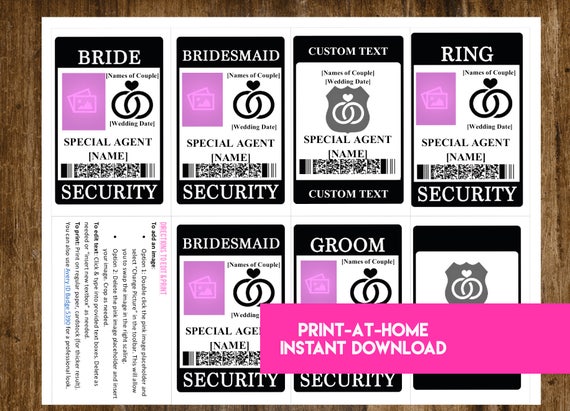 ring security badge wedding