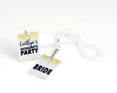 Bachelorette Party Dare Game & Swag/Souvenir On Lanyard Necklace