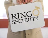 White Ring Security Box with Ring Pillow - Complete with Coloring Book with Crayons - Ring Bearer Alternative