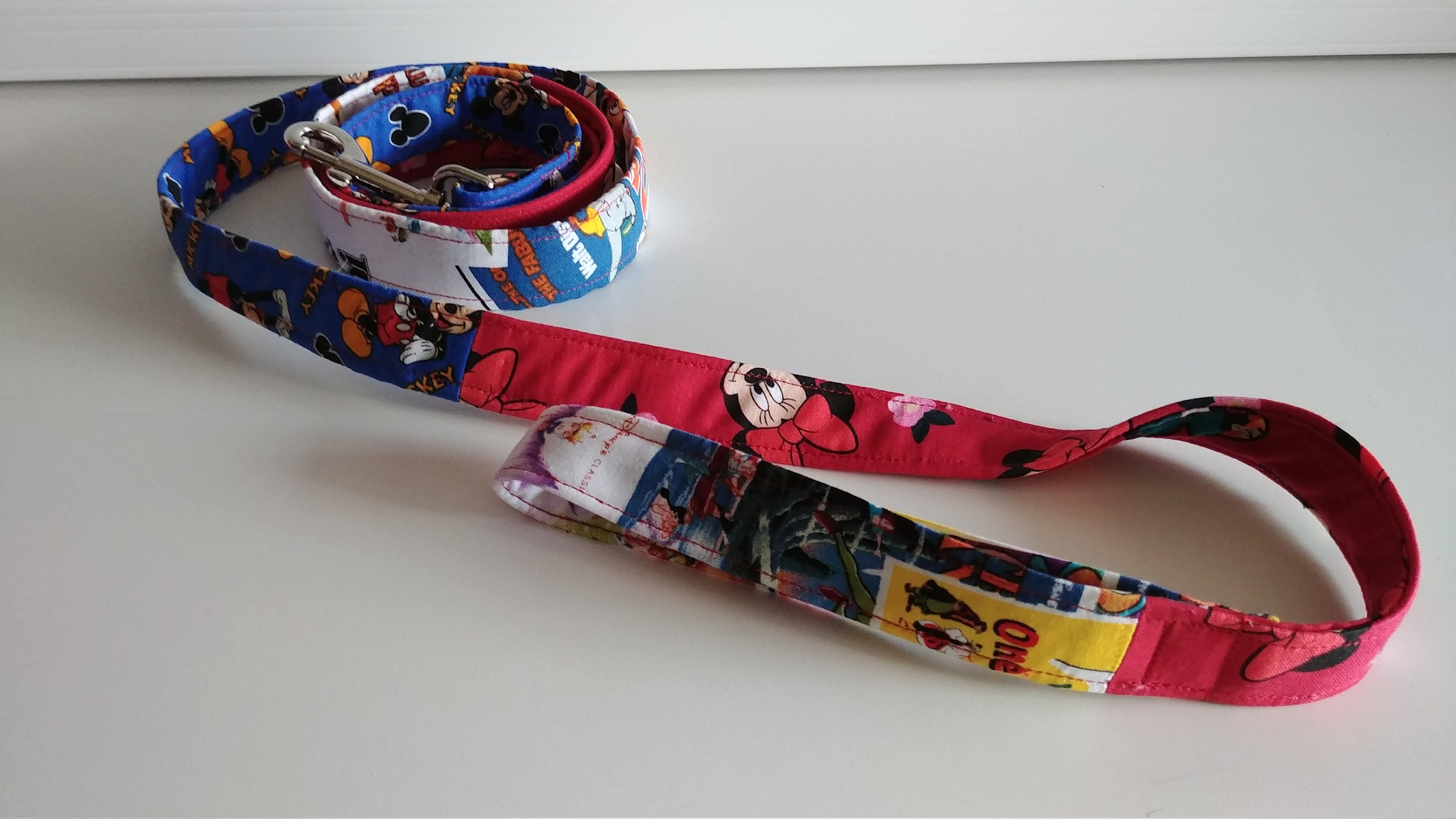 Dog Leash Disney Dog Leash 3 Fabric Dog Leashfabric Dog Leash Etsy Denmark