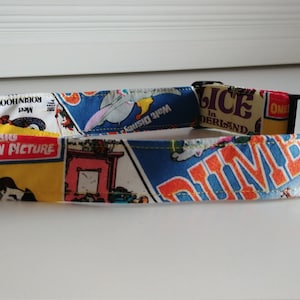 Dog Collar ~ Disney Dog Collar ~ Classic Disney Print Dog Collar ~ Fabric Dog Collar