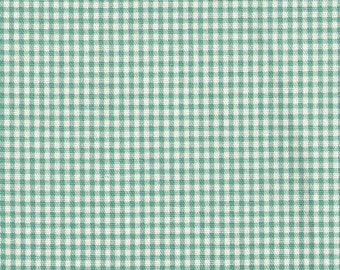 Tailored Bedskirt in Pool Green Gingham Check | French Country | Gingham | Bed Skirt | Dust RuffleGingham | Check | Bed Skirt | Dust Ruffle