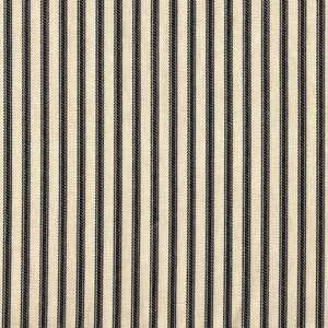Neck Roll Pillow French Country Black Ticking Stripe