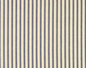 Decorative Pillow French Country Indigo Blue Ticking Stripe