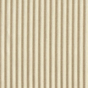 Tailored Tier Curtain Panels French Country Linen Beige Ticking Stripe