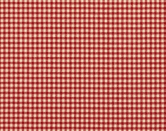 Rod-Pocket Curtain Panels in French Country Crimson Red Gingham Check | French Country | Gingham | Curtain Panels | Rod Pocket Curtains