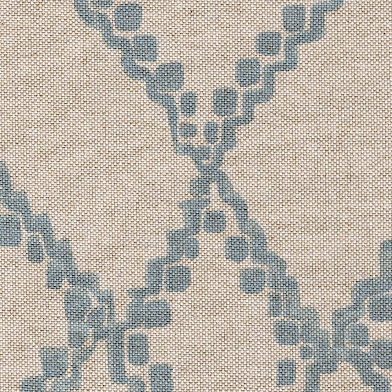 Duvet Cover Medina Diamond Swedish Blue Reversible Etsy