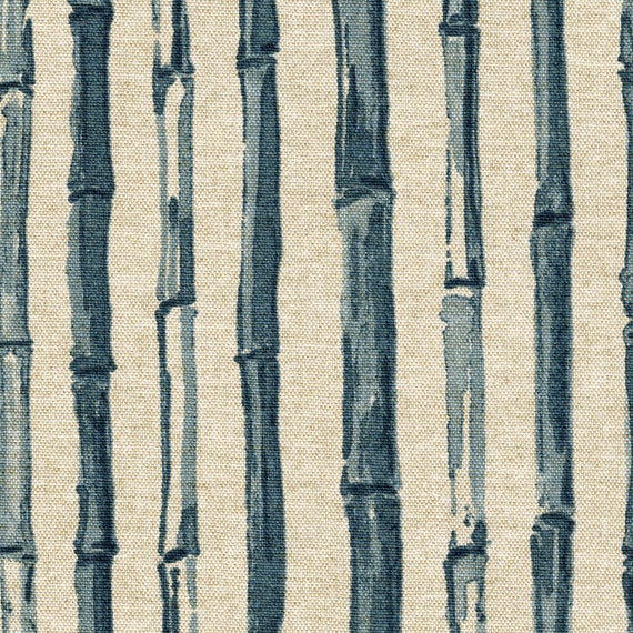 dekbedovertrek bamboo stripe indigo