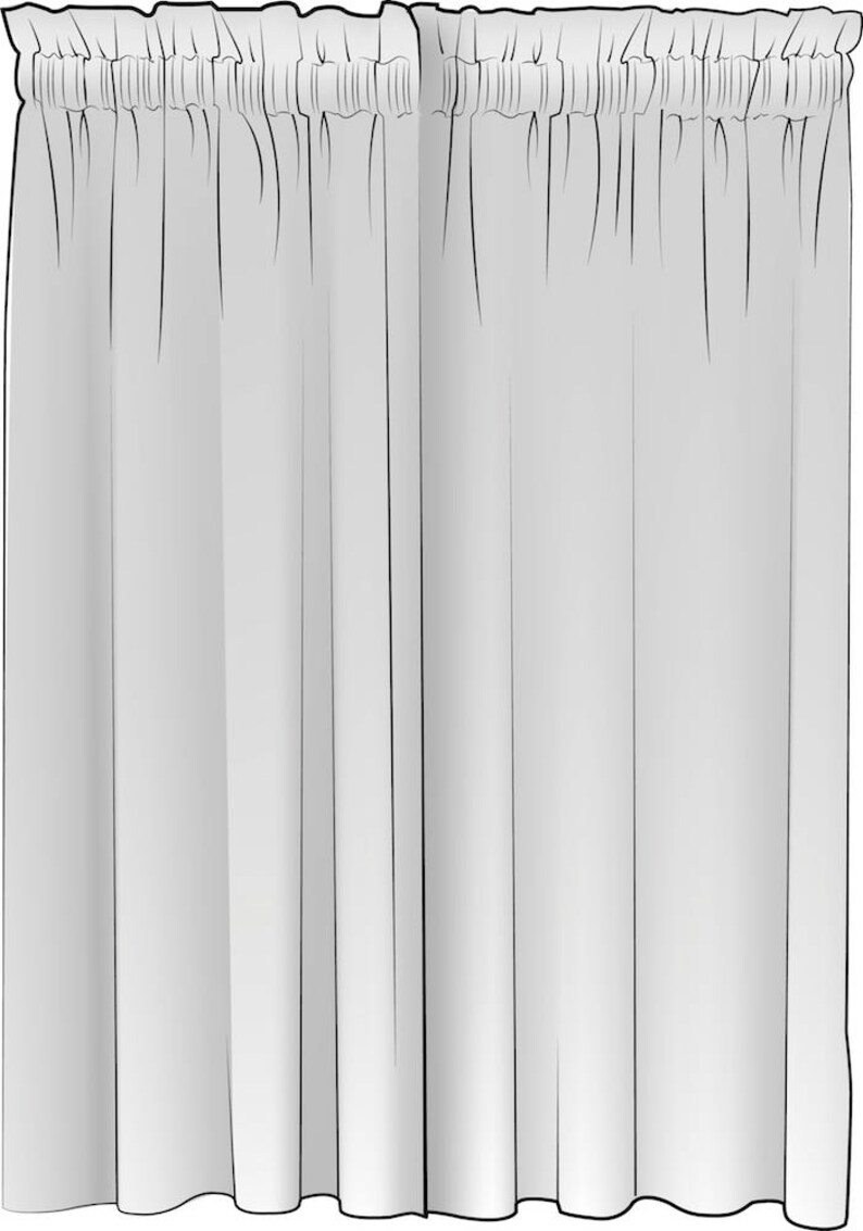 Rod-Pocket Curtain Panels Tulum Ink Geometric Black /& Gray