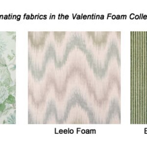 Custom Pinch-Pleated Curtain Panels Pair Bottom Line Devon Green Textured Ticking Stripe image 3