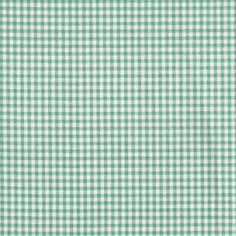 Tie-Up Valance Pool Green Gingham Check