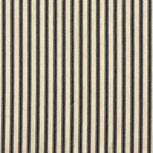 Sham French Country Black Ticking Stripe