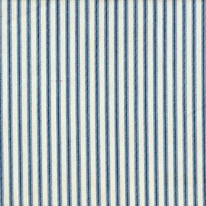 Round Tablecloth French Country Nautical Blue Ticking Stripe