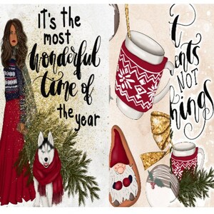 Wonderful Time Girl 2 Set of 6 Tabbed Dividers