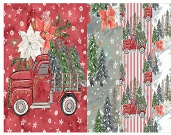 Christmas Truck Red Complete Planner Kit