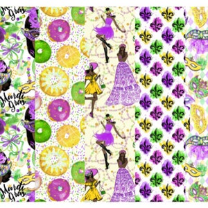 Mardi Gras 1 Set of 6 Tabbed Dividers